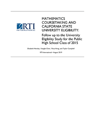 Report Cover